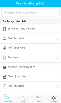 Websosanh - So Sánh Giá android App screenshot 4